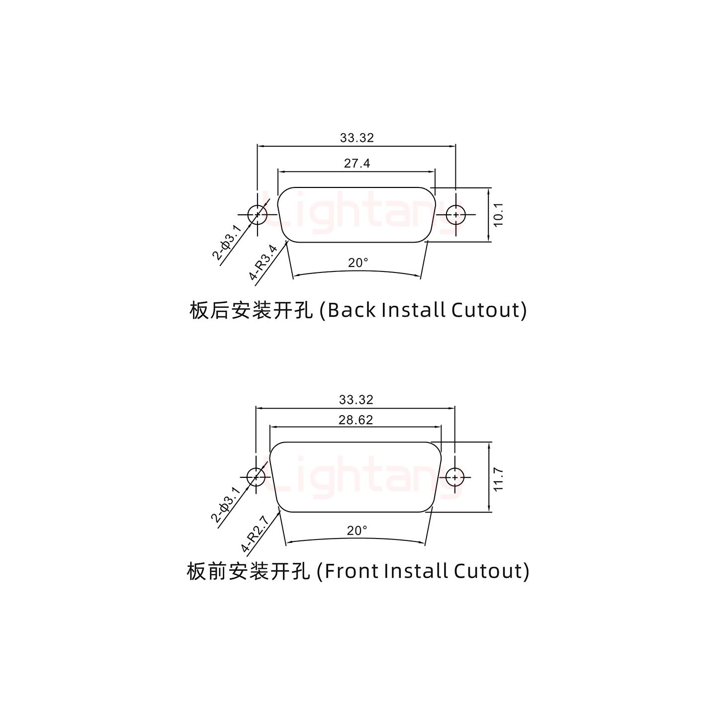 防水DB15 公 焊線(xiàn)式 鎖螺絲 車(chē)針