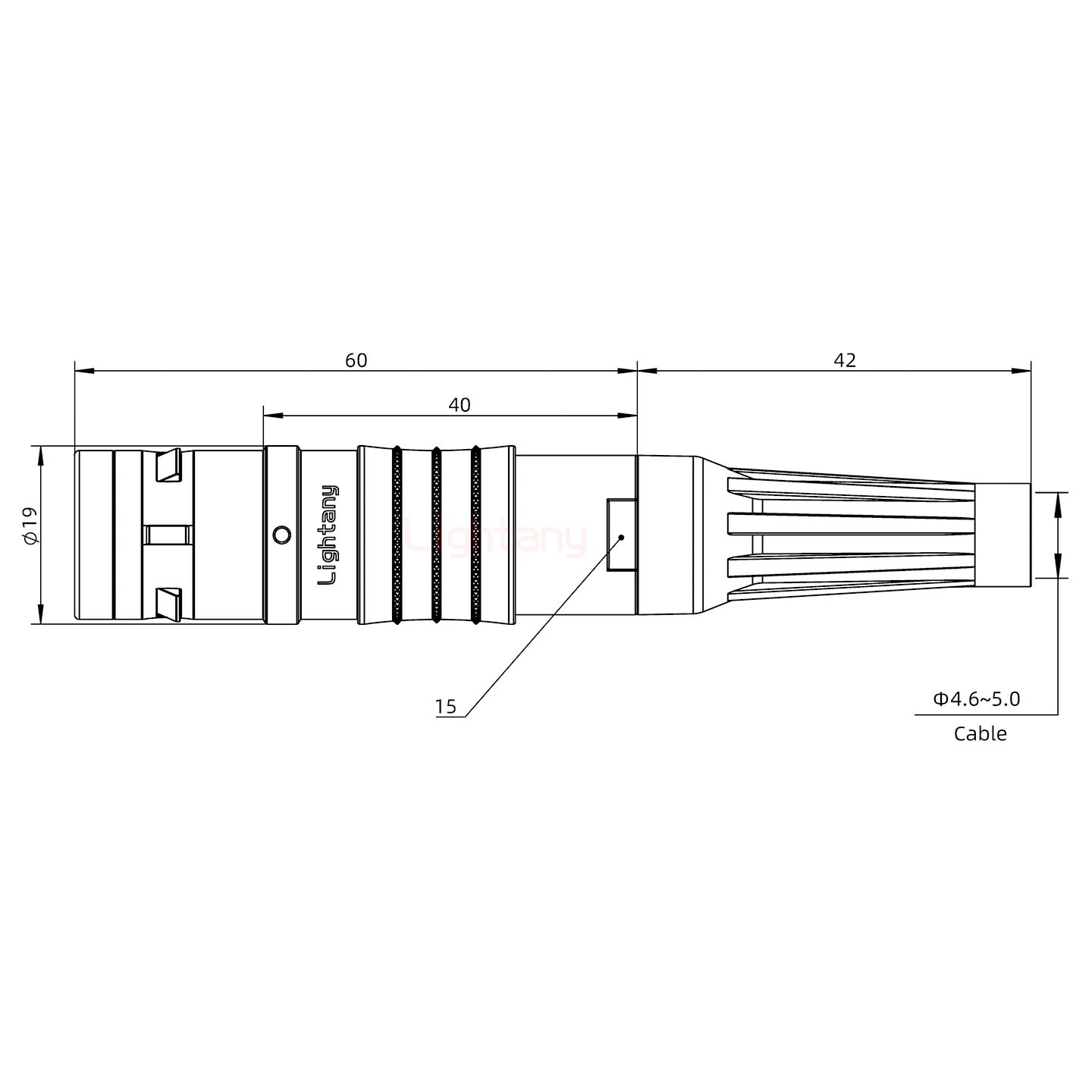 FGG.3K.016.CLAC50Z推拉自鎖帶護套直式插頭